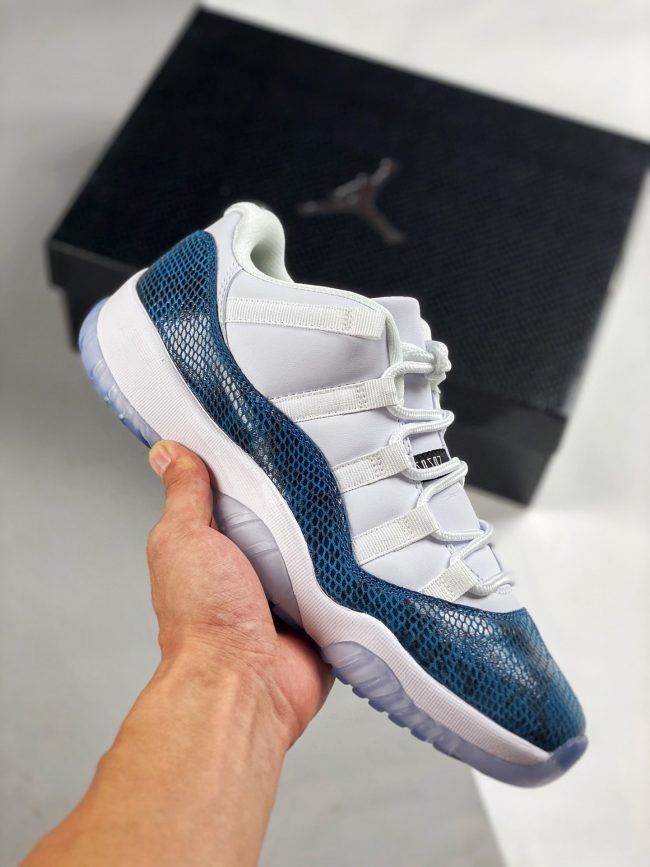 Air Jordan 11 Low " Navy Blue Snakeskin" CD6846-102