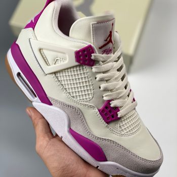 Nike SB x Air Jordan 4 Retro White Purple 2023 List!