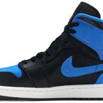 Air Jordan 1 Mid 'Royal Splatter' 554724-048