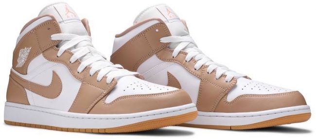 Air Jordan1 Mid Tan Gum 554724-271