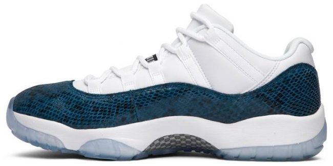 Air Jordan 11 Retro Low 'Navy Snakeskin' 2019 CD6846-102