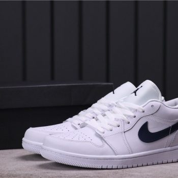 Air Jordan 1 Low 'White Obsidian' 553558-114