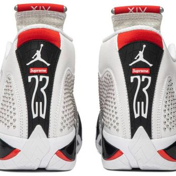 Supreme x Air Jordan 14 Retro 'White' BV7630-106