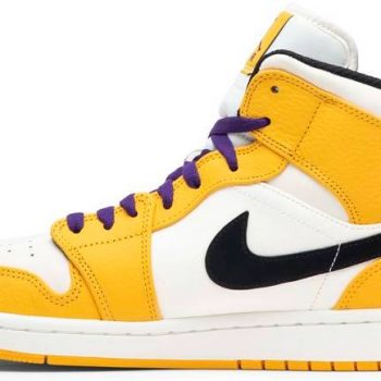 Air Jordan 1 Mid 'Lakers' 852542-700