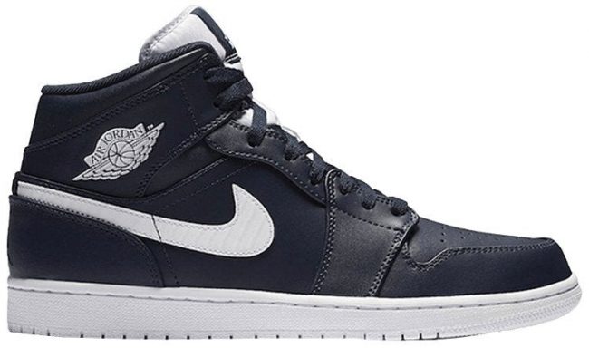 Air Jordan 1 Retro Mid 'Obsidian' 554724-402