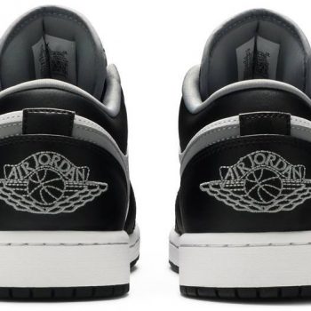 Air Jordan 1 Low 'Black Medium Grey' 553558-040