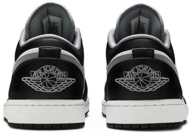 Air Jordan 1 Low 'Black Medium Grey' 553558-040