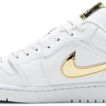 Air Jordan 1 Retro Low 'White Metallic Gold' CZ4776-100