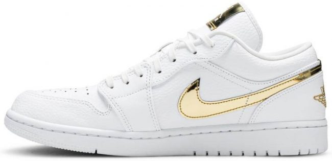 Air Jordan 1 Retro Low 'White Metallic Gold' CZ4776-100