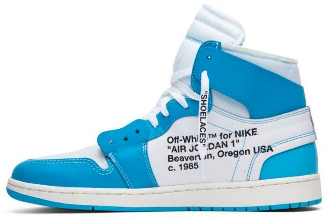 Off-White x Air Jordan 1 Retro High OG 'UNC' AQ0818-148