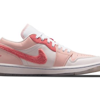 Air Jordan 1 Low White Pink Grey Shoes DM5443-666