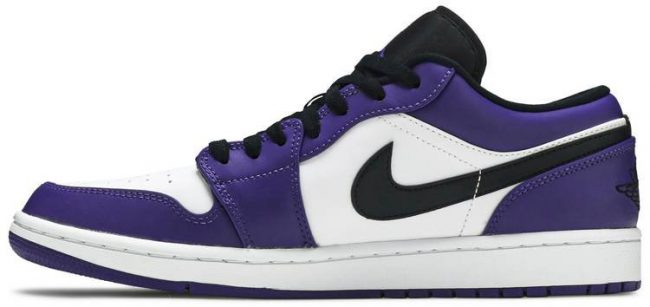 Air Jordan 1 Low 'Court Purple' 553558-500