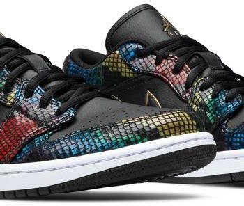 Air Jordan 1 Low 'Multi Snakeskin' CW5580-001