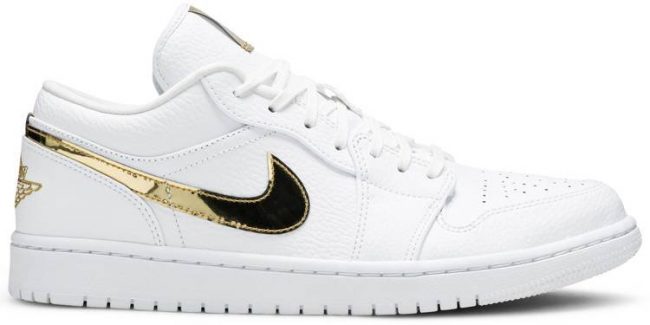 Air Jordan 1 Retro Low 'White Metallic Gold' CZ4776-100