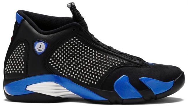 Supreme x Air Jordan 14 Retro 'Black Varsity Royal' BV7630-004