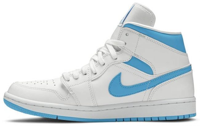 Air Jordan 1 Mid 'UNC' BQ6472-114