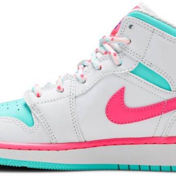 Air Jordan 1 Mid 'Digital Pink' 555112-102