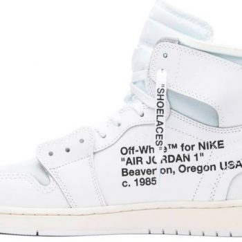 Off-White x Air Jordan 1 Retro High OG 'White' 2018 AQ0818-100