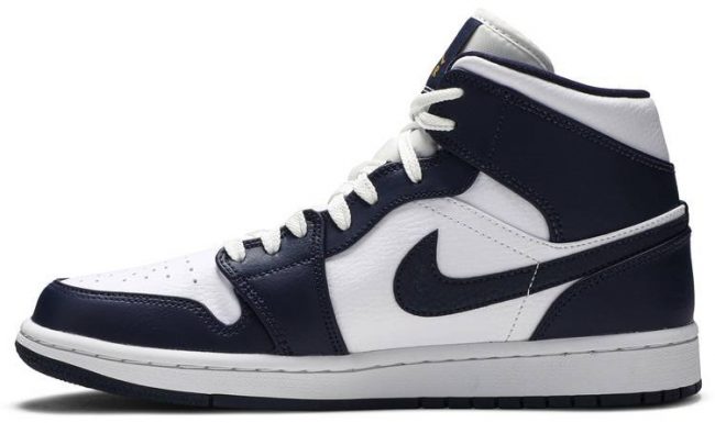 Air Jordan 1 Mid 'Obsidian' 554724-174