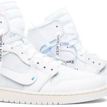 Off-White x Air Jordan 1 Retro High OG 'White' 2018 AQ0818-100