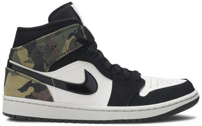 Air Jordan 1 Mid 'Camo' CW5490-001