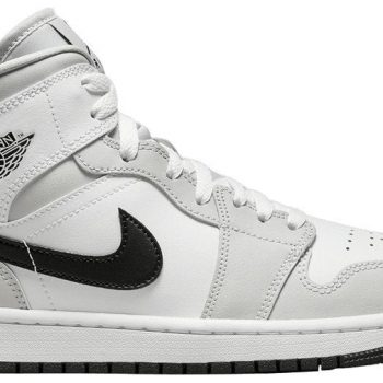 Air Jordan 1 Mid 'Light Smoke Grey' BQ6472-015