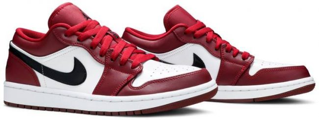 Air Jordan 1 Low 'Noble Red' 553558-604