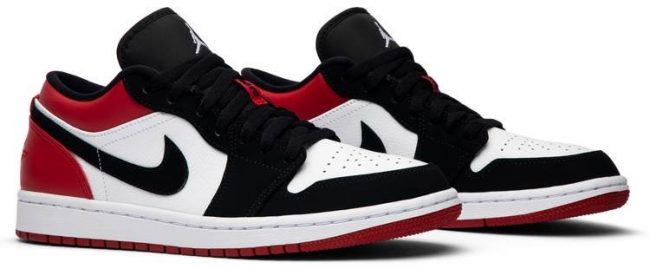 Air Jordan 1 Low 'Black Toe' 553558-116