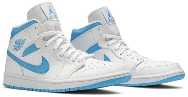 Air Jordan 1 Mid 'UNC' BQ6472-114