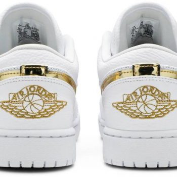 Air Jordan 1 Retro Low 'White Metallic Gold' CZ4776-100