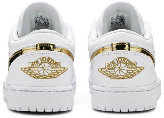 Air Jordan 1 Retro Low 'White Metallic Gold' CZ4776-100