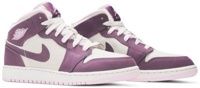 Air Jordan 1 Retro Mid GS 'Pro Purple' 555112-500