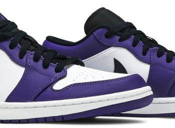 Air Jordan 1 Low 'Court Purple' 553558-500