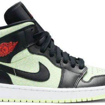 Wmns Air Jordan 1 Mid SE 'Black Barely Volt' CV5276-003