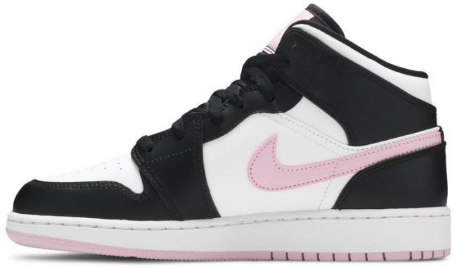 Air Jordan 1 Mid 'White Light Arctic Pink' 555112-103