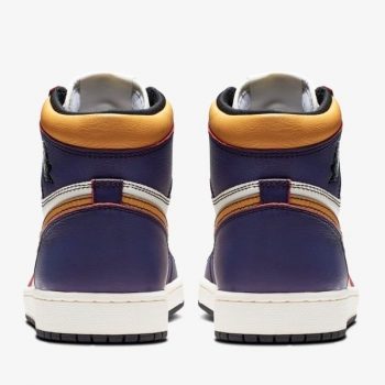 Nike Air Jordan 1 Gold Purple