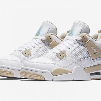 Nike Air Jordan 4 White Light Sand