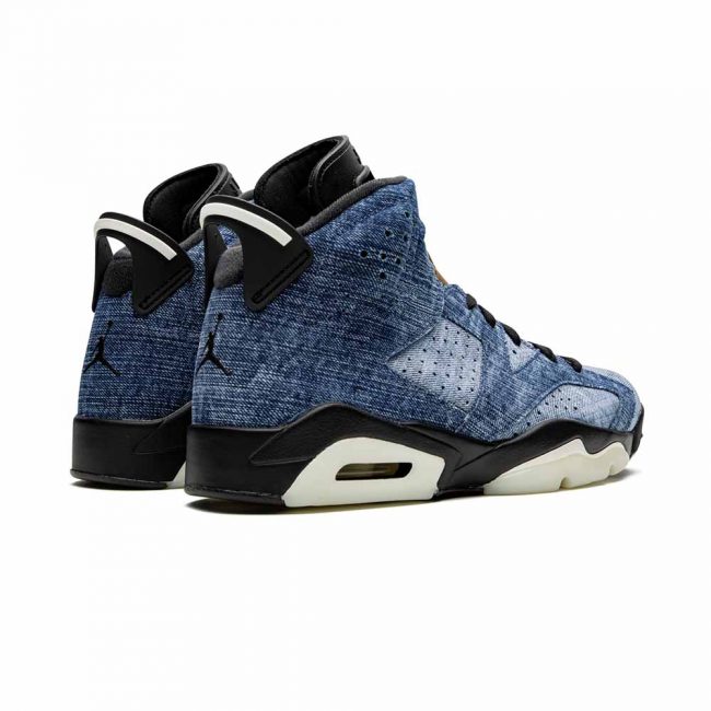 Air Jordan 6 "black Washed Denim"