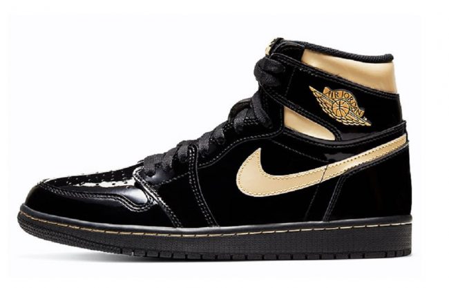 Nike Air Jordan 1 Retro Black Metalic Gold