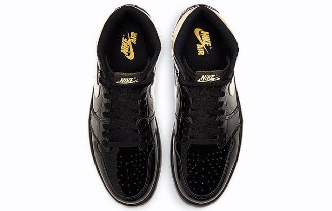 Nike Air Jordan 1 Retro Black Metalic Gold