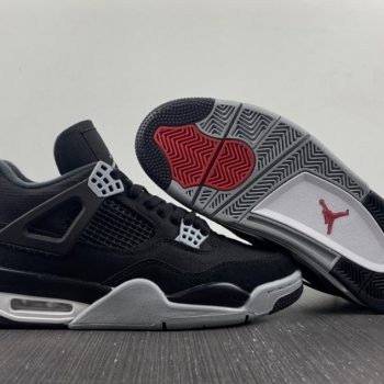 Nike Air Jordan 4 Black Canvas