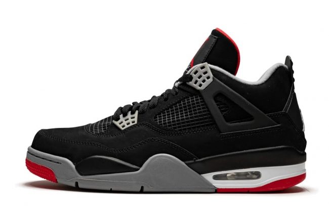 Nike Air Jordan 4 Black Red Bred