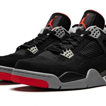 Nike Air Jordan 4 Black Red Bred