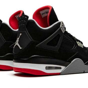 Nike Air Jordan 4 Black Red Bred