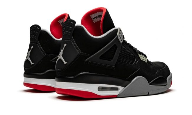 Nike Air Jordan 4 Black Red Bred