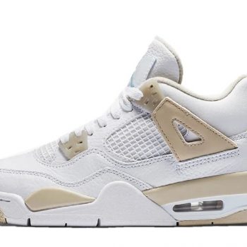 Nike Air Jordan 4 White Light Sand