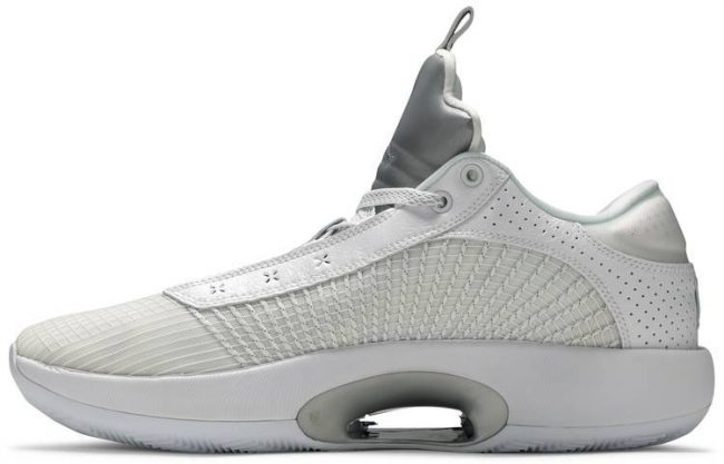 Air Jordan 35 Low PF 'White Metallic Silver' CW2459-100