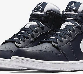 Air Jordan 1 Retro Mid 'Obsidian' 554724-402