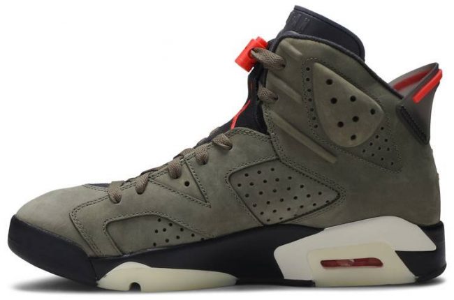 Travis Scott x Air Jordan 6 Retro 'Olive' CN1084-200