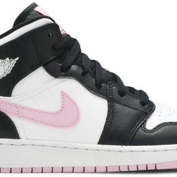 Air Jordan 1 Mid 'White Light Arctic Pink' 555112-103